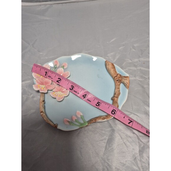 Two’s Company 3D Cherry Blossom Cup & Saucer Set. Porcelain Floral Cute Gift. - Picture 9 of 11